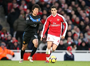 Cesc Fabregas (Arsenal) Ji-Sung Park (Man Utd). Arsenal 1:3 Manchester United Cesc Fabregas (Arsenal) Ji-Sung Park (Man Utd). Arsenal 1:3 Manchester United