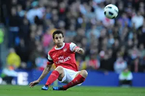 Manchester City V Arsenal 2010-11 Prints: Cesc Fabregas (Arsenal). Manchester City 0: 3 Arsenal, Barclays Premier League