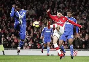 Cesc Fabregas (Arsenal) Michael Essien and Jon Obi Mikel (Chelsea). Arsenal 0: 3 Chelsea