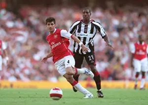 Cesc Fabregas (Arsenal) Mikele Liegertwood (Sheff Utd)