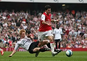Images Dated 7th October 2007: Cesc Fabregas (Arsenal) Paul McShane (Sunderland)