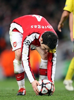Cesc Fabregas (Arsenal) places the ball on the spot for the penalty. Arsenal 2 Cesc Fabregas (Arsenal) places the ball on the spot for the penalty. Arsenal 2