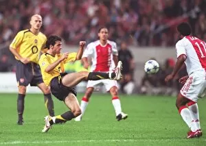 Ajax v Arsenal - Champions League 2005-6 Collection: Cesc Fabregas (Arsenal) Ryan Babel (Ajax)