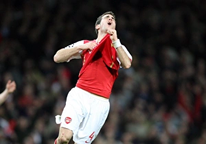 Images Dated 7th March 2007: Cesc Fabregas (Arsenal) shows his frustration