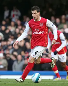 Cesc Fabregas: Arsenal Star's Return to Stamford Bridge Amidst Chelsea's 2-1 Victory, Barclays Premier League, March 2008