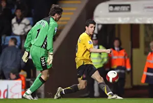 Cesc Fabregas (Arsenal) Thomas Sorensen (Aston Villa)
