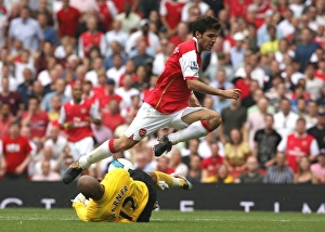 Cesc Fabregas (Arsenal) Tony Warner (Fulham)