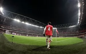 Images Dated 15th February 2008: Cesc Fabregas (Arsenal) waits to take a corner