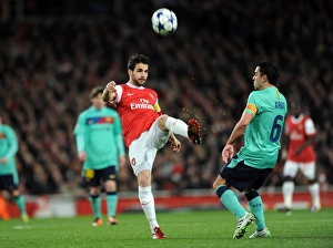 Cesc Fabregas (Arsenal) Xavi (Barcelona). Arsenal 2: 1 Barcelona. UEFA Champions League