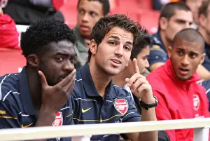 Arsenal V Real Madrid Prints: Cesc Fabregas: Arsenal's Emirates Cup Hero vs Real Madrid (3/8/2008)
