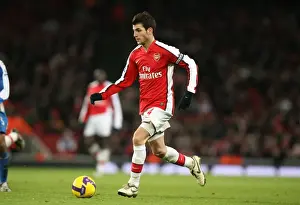 Arsenal V Wigan 2008-9 Prints: Cesc Fabregas: Arsenal's Hero in 1:0 Victory over Wigan (Emirates Stadium, 6/12/2008)