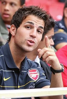 Images Dated 3rd August 2008: Cesc Fabregas: Arsenal's Hero in Victory over Real Madrid, Emirates Cup 2008