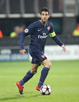 Cesc Fabregas: Battle at DSB Stadium - Arsenal vs. AZ Alkmaar, UEFA Champions League, 20/10/2009