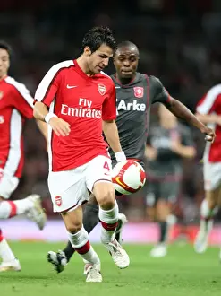 Arsenal V FC Twente 2008-09 Prints: Cesc Fabregas Brilliant Performance: Arsenal's 4-0 Victory over FC Twente