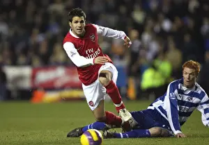 Reading V Arsenal 2007-8 Prints: Cesc Fabregas Brilliant Performance Leads Arsenal to 3-1 Victory Over Reading