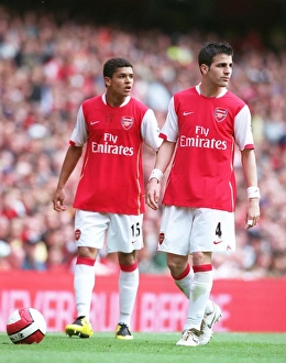 Denilson Gallery: Cesc Fabregas and Denilson (Arsenal)