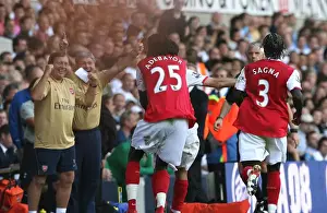 Cesc Fabregas and Emmanuel Adebayor: Unstoppable Duo - Arsenal's 2-1 Victory Over Tottenham Hotspur, FA Barclays Premier League, 2007