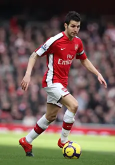 Arsenal V Sunderland 2009-10 Prints: Cesc Fabregas Leads Arsenal to 2-0 Victory over Sunderland in Barclays Premier League