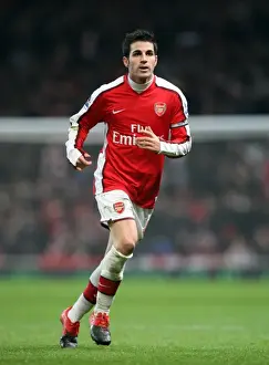 Arsenal V Bolton 2009-10 Prints: Cesc Fabregas Leads Arsenal to 4-2 Victory over Bolton Wanderers in Barclays Premier League