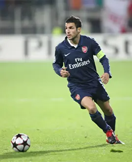 Cesc Fabregas Leads Arsenal's UEFA Champions League Battle at DSB Stadium