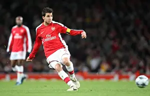 Arsenal V Dynamo Kyiv 2008-9 Prints: Cesc Fabregas: Mastermind of Arsenal's 1:0 UEFA Champions League Victory over Dynamo Kiev (November 25)