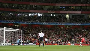 Arsenal V SC Braga 2010-11 Prints: Cesc Fabregas Scores First Goal: Arsenal Crushes SC Braga 6-0 in Champions League