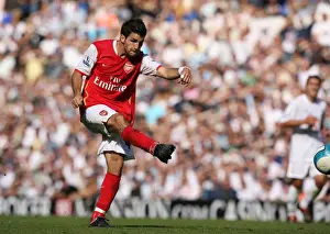 Tottenham V Arsenal 2007-8 Prints: Cesc Fabregas Scores Stunner Past Paul Robinson: Arsenal Crushes Tottenham 3-1