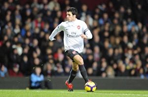 Aston Villa V Arsenal 2009-10 Prints: Cesc Fabregas Stalemate: Arsenal vs. Aston Villa, 2010