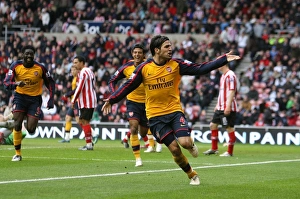 Sunderland V Arsenal 2008-9 Prints: Cesc Fabregas Thrilling Goal: Arsenal vs. Sunderland, 2008