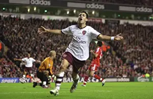 Cesc Fabregas: The Thrilling Moment of His Equalizer for Arsenal Against Liverpool, Barclays Premier League, 2007
