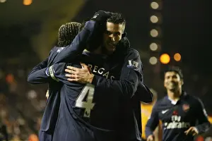 Cesc Fabregas Triumphant Goal: Arsenal's 3-1 Victory Over Wolves, 2009