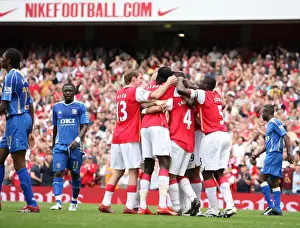 Arsenal V Portsmouth 2007-08 Prints: Cesc Fabregas's Brace: Arsenal's Triumph Over Portsmouth (3-1)