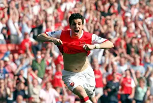 Arsenal V Bolton 2006-7 Prints: Cesc Fabregas's Brilliant Goal: Arsenal Leads 2-1 vs. Bolton Wanderers, FA Premiership