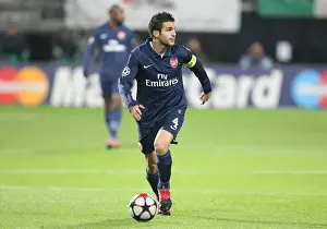 Cesc Fabregas's Brilliant Performance in the 1:1 UEFA Champions League Thriller at DSB Stadium: Arsenal vs. AZ Alkmaar, 2009