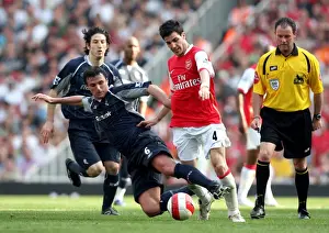 Arsenal V Bolton 2006-7 Prints: Cesc Fabregas's Brilliant Performance Leads Arsenal to 2:1 Victory Over Bolton Wanderers at Emirates Stadium