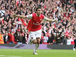 Cesc Fabregas's First Goal for Arsenal: A Memorable Moment Against Manchester United, 2007