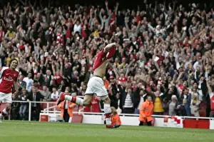 Cesc Fabregas's Goal Celebration: Arsenal's 4th Goal vs. Blackburn Rovers (6-2)