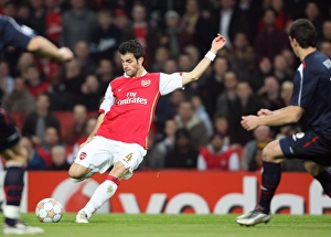 Arsenal V Slavia Prague 2007-08 Prints: Cesc Fabregas's Historic First Goal