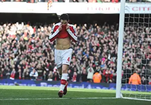 Arsenal V Burnley 2009-10 Prints: Cesc Fabregas's Thrilling First Goal for Arsenal: Arsenal 3-1 Burnley