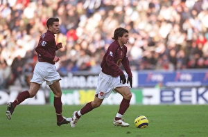 Cesc Faregas and Robin van Persie (Arsenal)