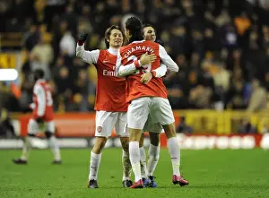 Chamakh and Rosicky-Fabregas Duo: Arsenal's Unstoppable Partnership in 2-0 Win over Wolverhampton