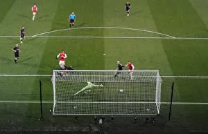 Arsenal V Leyton Orient FA Cup Replay 2010-11 Prints: Chamakh Stuns Orient: First Goal in Arsenal's 5-0 FA Cup Victory