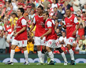 Chamakh's Thrilling Goal: Arsenal vs AC Milan, Emirates Cup 2010