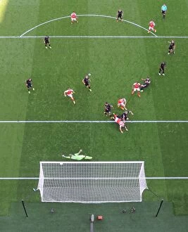 Images Dated 13th August 2016: Chambers Scores the Third: Arsenal's Victory Over Liverpool in the Premier League 2016-17