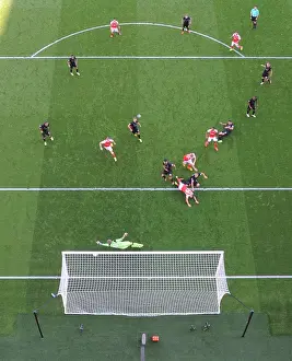Arsenal V Liverpool 2016-17 Prints: Chambers Scores the Third: Arsenal's Victory Over Liverpool in the Premier League 2016-17