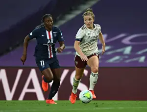Arsenal Women V Paris Saint-Germain 2020 Prints: Champions Clash: Arsenal vs. Paris Saint-Germain in the Women's UEFA Champions League