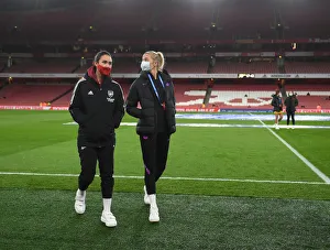 Arsenal Women V Barcelona Women 2021-22 Prints: Champions Clash: Arsenal WFC vs