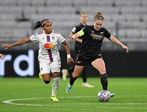 Olympic Lyonnais V Arsenal Women 2022-23 Prints: Champions Clash: Olympique Lyonnais vs