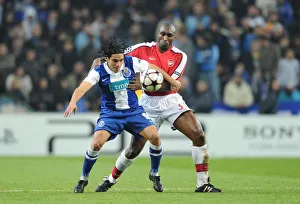FC Porto V Arsenal 2009-10 Prints: Champions Clash: Sol Campbell vs