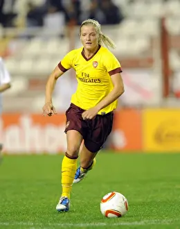 Rayo Vallecano V Arsenal Ladies 2010 - 11 Prints: Champions League: Arsenal Ladies Triumph Over Rayo Vallecano with Katie Chapman's Leadership